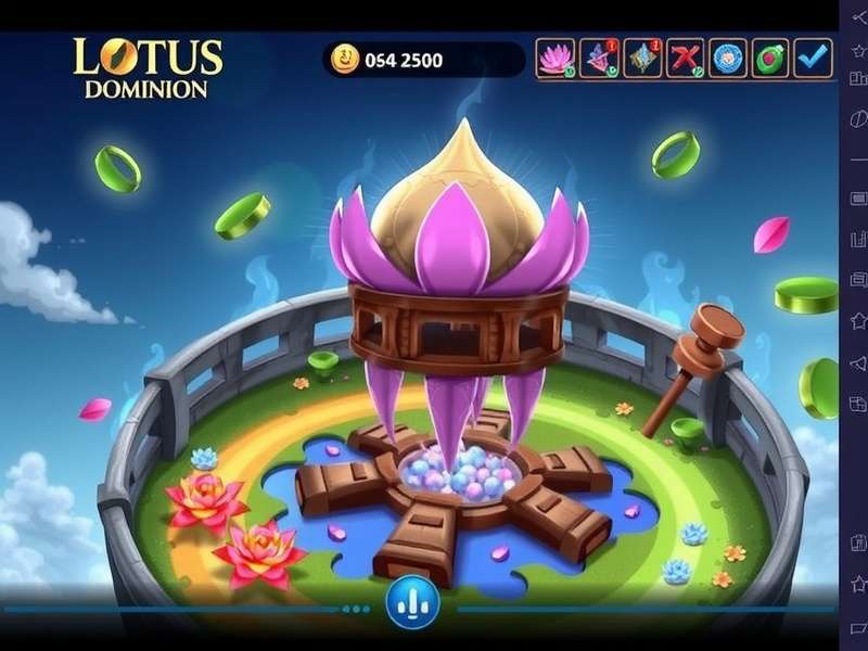 Lotus Dominion Quest Game Visual